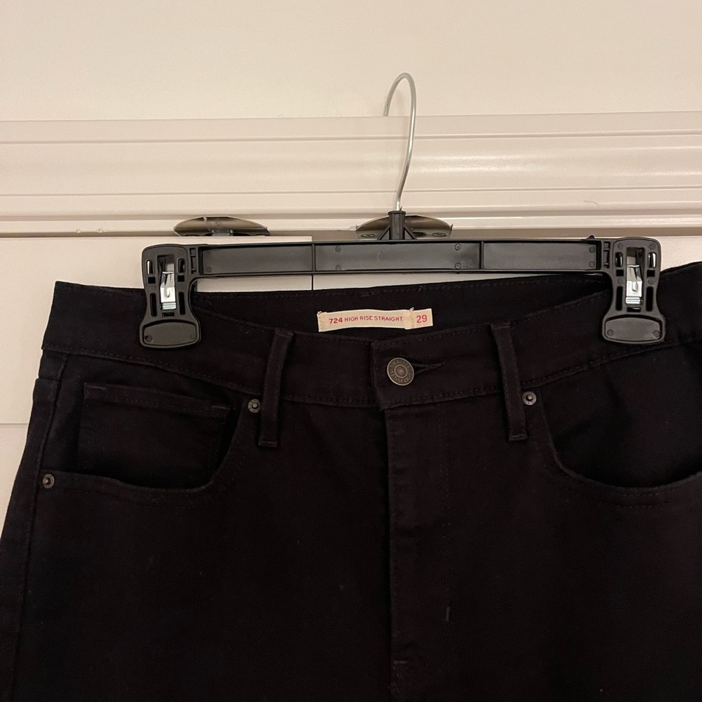 Levi’s High Rise Distressed Straight Jean - Picture 2 of 4